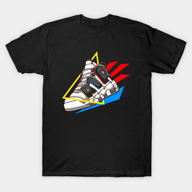 More Uptempo '96 Trading Cards Sneaker T-Shirt by milatees